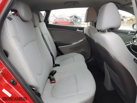 2013 Hyundai Accent SE with VIN KMHCU5AE1DU062865, listed as a Copart auction lot 81814774 with 101,038 mi miles and Non Repairable. Bid and sale history available at carsss.com. Image 10.
