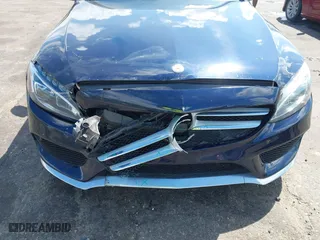 2015 Mercedes-Benz C-Class C 300 with VIN 55SWF4JB2FU088476, listed as a IAAI auction lot 41913454 with 145,179 mi miles. Bid and sale history available at carsss.com. Image 6.