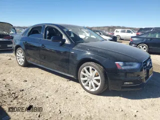 2014 Audi A4 Premium with VIN WAUBFAFL8EN045872, listed as a Copart auction lot 45340125 with 0 mi miles and Salvage Title. Bid and sale history available at carsss.com. Image 4.