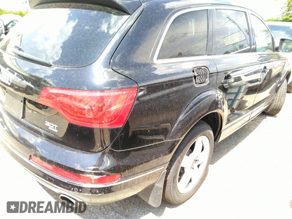 2014 Audi Q7 Premium Plus with VIN WA1LGBFE8ED016688, listed as a IAAI auction lot 42717215 with 61,517 mi miles and . Bid and sale history available at DreamBid. Image 6.