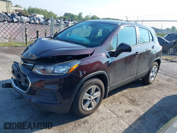 2020 Chevrolet Trax LS with VIN KL7CJKSB2LB352250, listed as a IAAI auction lot 40187405 with 49,543 mi miles and . Bid and sale history available at DreamBid. Image 18.