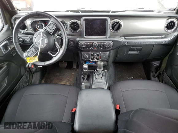 2022 Jeep Wrangler Unlimited Willys with VIN 1C4HJXDM4NW195983, listed as a Copart auction lot 48245114 with 21,920 mi miles and . Bid and sale history available at DreamBid. Image 8.