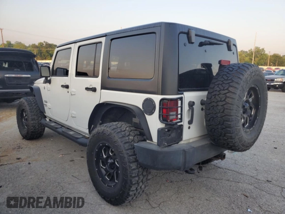 2017 Jeep Wrangler Unlimited Sport with VIN 1C4BJWDG8HL557698, listed as a Copart auction lot 61863415 with 94,335 mi miles and Salvage title. Bid and sale history available at DreamBid. Image 2.