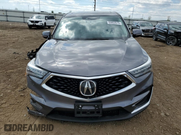 2020 Acura RDX with VIN 5J8TC2H30LL014029, listed as a Copart auction lot 55853515 with 46,441 mi miles and Salvage title. Bid and sale history available at DreamBid. Image 5.