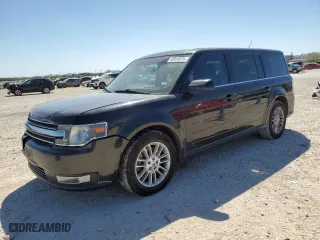 2014 Ford Flex SEL with VIN 2FMGK5C86EBD04247, listed as a Copart auction lot 48914575 with 137,775 mi miles and Salvage Title. Bid and sale history available at carsss.com. Image 1.