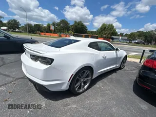 2021 Chevrolet Camaro 1LT with VIN 1G1FB1RS0M0109877, listed as a Copart auction lot 57296035 with 26,486 mi miles and Salvage title. Bid and sale history available at DreamBid. Image 4.