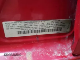 2009 Volkswagen Jetta z VIN 3VWTZ71K09M257775, wystawiony jako Copart lot #83597844 z przebiegiem 152 451 mil mil oraz Czysty tytuł • Clean title. Historia ofert i sprzedaży dostępna na DreamBid. Obrazek 12.