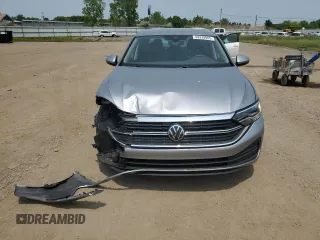 2024 Volkswagen Jetta S with VIN 3VW5M7BU9RM098603, listed as a Copart auction lot 59370965 with 2,873 mi miles and Salvage title. Bid and sale history available at DreamBid. Image 5.