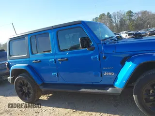 2022 Jeep Wrangler Unlimited Sahara z VIN 1C4JJXP64NW192452, wystawiony jako IAAI lot #41631295 z przebiegiem 23 738 mil mil oraz . Historia ofert i sprzedaży dostępna na DreamBid. Obrazek 13.