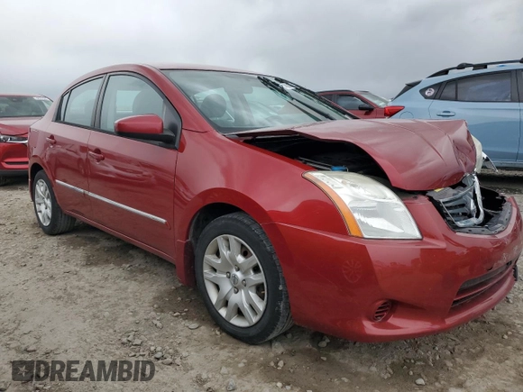 2012 Nissan Sentra S with VIN 3N1AB6AP8CL740760, listed as a Copart auction lot 48600245 with 128,654 mi miles and Salvage Title. Bid and sale history available at DreamBid. Image 4.
