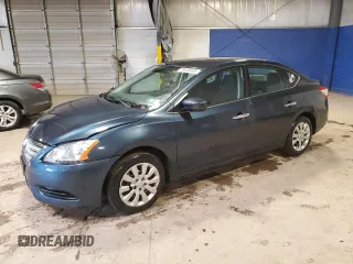 2013 Nissan Sentra SV with VIN 3N1AB7APXDL742100, listed as a Copart auction lot 49485505 with 144,173 mi miles and Salvage Title. Bid and sale history available at carsss.com. Image 1.