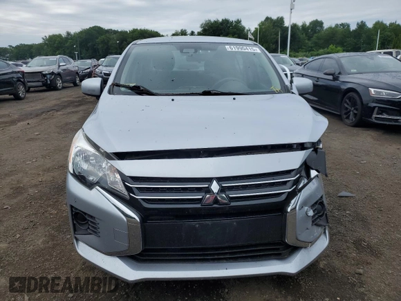 2021 Mitsubishi Mirage ES with VIN ML32FUFJ6MHF00658, listed as a Copart auction lot 61990415 with 58,412 mi miles and Salvage title. Bid and sale history available at DreamBid. Image 5.