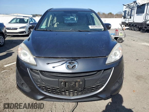 2013 Mazda 5 Sport with VIN JM1CW2BL6D0157780, listed as a Copart auction lot 49246505 with Not Provided miles and Non Repairable. Bid and sale history available at DreamBid. Image 5.