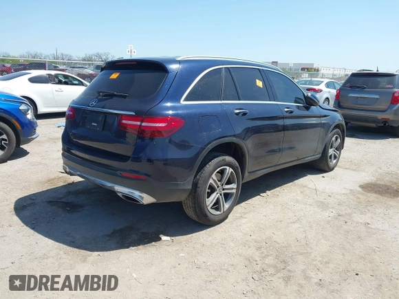 2019 Mercedes-Benz GLC 300 with VIN WDC0G4JB2KV183985, listed as a IAAI auction lot 42004134 with Not provided miles and . Bid and sale history available at DreamBid. Image 4.