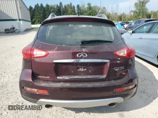 2017 Infiniti QX50 with VIN JN1BJ0RR6HM400773, listed as a Copart auction lot 71645864 with 104,987 mi miles and Salvage Title. Bid and sale history available at carsss.com. Image 6.