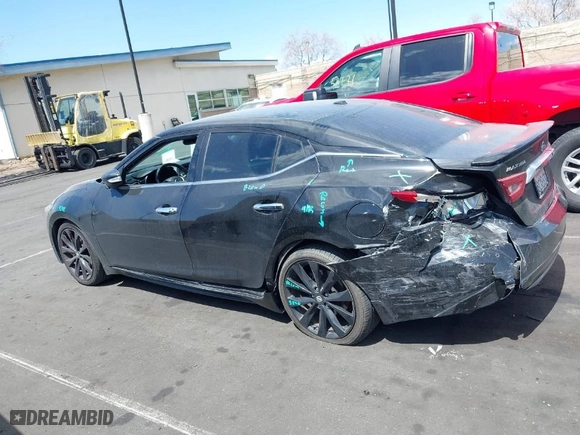 2017 Nissan Maxima SR with VIN 1N4AA6AP3HC453917, listed as a IAAI auction lot 41943615 with 114,048 mi miles. Bid and sale history available at carsss.com. Image 15.