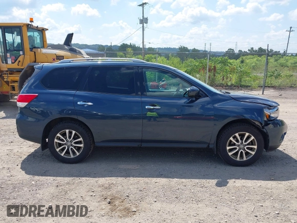 2014 Nissan Pathfinder S with VIN 5N1AR2MM4EC683874, listed as a IAAI auction lot 42663072 with 166,028 mi miles and . Bid and sale history available at DreamBid. Image 13.