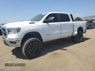 2020 Ram 1500 Big Horn with VIN 1C6SRFFT6LN154195, listed as a Copart auction lot 58764465 with 75,258 mi miles and Salvage title. Bid and sale history available at DreamBid. Image 1.