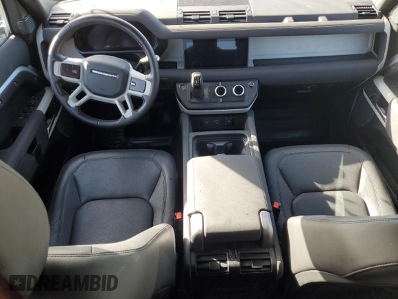 2023 Land Rover Defender SE with VIN SALEP7EU6P2141359, listed as a Copart auction lot 73926614 with Not provided miles and Salvage title. Bid and sale history available at DreamBid. Image 8.