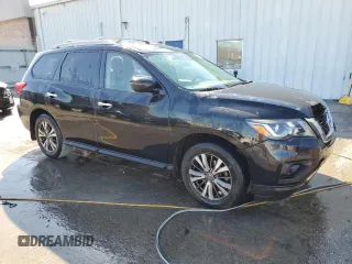 2019 Nissan Pathfinder SL with VIN 5N1DR2MN9KC585277, listed as a Copart auction lot 46612085 with 142,152 mi miles and Salvage title. Bid and sale history available at DreamBid. Image 4.