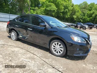 2019 Nissan Sentra S with VIN 3N1AB7AP3KY283721, listed as a Copart auction lot 55915895 with 105,917 mi miles and Salvage title. Bid and sale history available at DreamBid. Image 4.