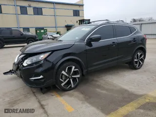 2021 Nissan Rogue Sport SL with VIN JN1BJ1CW4MW667543, listed as a Copart auction lot 43786125 with 49,996 mi miles and Salvage Title. Bid and sale history available at carsss.com. Image 1.