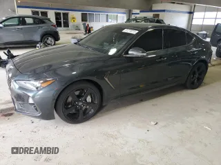 2021 Genesis G70 3.3T z VIN KMTG34LE4MU071979, wystawiony jako Copart lot #51279215 z przebiegiem 28 490 mil mil oraz Szkoda całkowita • Salvage title. Historia ofert i sprzedaży dostępna na DreamBid. Obrazek 1.