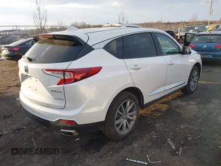 2023 Acura RDX w/Technology Package with VIN 5J8TC2H50PL012482, listed as a IAAI auction lot 41404970 with 4,225 mi miles. Bid and sale history available at carsss.com. Image 4.