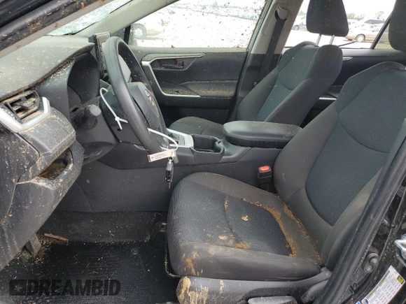 2022 Toyota RAV4 LE with VIN 2T3F1RFV7NC317051, listed as a Copart auction lot 51265305 with 41,878 mi miles and Salvage Title. Bid and sale history available at carsss.com. Image 7.