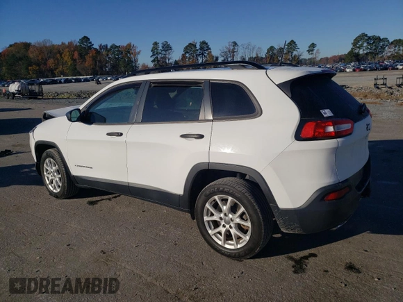 2017 Jeep Cherokee Sport z VIN 1C4PJLAS7HW548230, wystawiony jako Copart lot #81716524 z przebiegiem 84 313 mil mil oraz Szkoda całkowita • Salvage title. Historia ofert i sprzedaży dostępna na DreamBid. Obrazek 2.