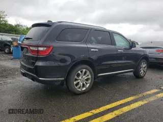 2016 Dodge Durango Citadel with VIN 1C4RDJEG7GC346904, listed as a Copart auction lot 58719145 with 166,786 mi miles and Salvage title. Bid and sale history available at DreamBid. Image 3.