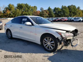 2015 Infiniti Q50 z VIN JN1BV7AR9FM396109, wystawiony jako Copart lot #73750644 z przebiegiem 138 477 mil mil oraz Szkody całkowita. Historia ofert i sprzedaży dostępna na DreamBid. Obrazek 4.