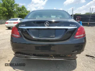 2015 Mercedes-Benz C 300 Luxury with VIN 55SWF4KB0FU022927, listed as a Copart auction lot 61828975 with 97,541 mi miles and Salvage title. Bid and sale history available at DreamBid. Image 6.