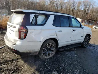 2021 Chevrolet Tahoe RST with VIN 1GNSKRKDXMR467023, listed as a Copart auction lot 85567584 with 19,760 mi miles and Salvage Title. Bid and sale history available at carsss.com. Image 3.