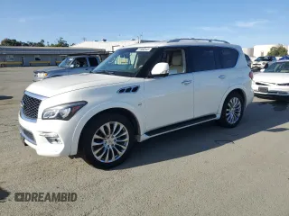 2015 Infiniti QX80 with VIN JN8AZ2NE8F9082286, listed as a Copart auction lot 51965545 with 179,593 mi miles and Clean Title. Bid and sale history available at carsss.com. Image 1.