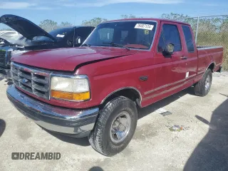 1992 Ford F-150 with VIN 1FTEX14H2NKA55620, listed as a Copart auction lot 76487124 with 182,781 mi miles and Salvage Title. Bid and sale history available at carsss.com. Image 1.