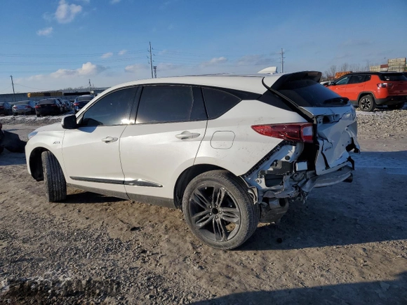 2022 Acura RDX w/A-Spec Package with VIN 5J8TC1H66NL002927, listed as a Copart auction lot 89269675 with 45,797 mi miles and Salvage Title. Bid and sale history available at carsss.com. Image 2.