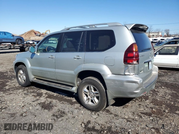 2005 Lexus GX 470 with VIN JTJBT20X450081856, listed as a Copart auction lot 46337545 with 382,956 mi miles and Clean Title. Bid and sale history available at DreamBid. Image 2.