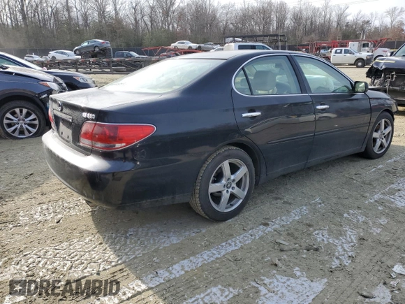2005 Lexus ES 330 with VIN JTHBA30G355123434, listed as a Copart auction lot 46282485 with 0 mi miles and Salvage Title. Bid and sale history available at carsss.com. Image 3.