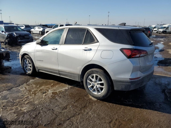 2022 Chevrolet Equinox LS with VIN 3GNAXHEV2NS175909, listed as a Copart auction lot 43857825 with 26,608 mi miles and Non Repairable. Bid and sale history available at carsss.com. Image 2.