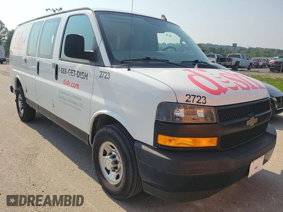 2018 Chevrolet Express Cargo z VIN 1GCWGAFP5J1204160, wystawiony jako IAAI lot #42621020 z przebiegiem 164 194 mil mil oraz . Historia ofert i sprzedaży dostępna na DreamBid. Obrazek 7.