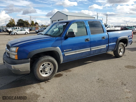 2003 Chevrolet Silverado 1500HD LT with VIN 1GCGK13UX3F138918, listed as a Copart auction lot 78748874 with 154,781 mi miles and Salvage Title. Bid and sale history available at carsss.com. Image 1.
