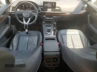 2018 Audi Q5 Premium Plus with VIN WA1BNAFY5J2182663, listed as a Copart auction lot 54220245 with 61,676 mi miles and Salvage Title. Bid and sale history available at DreamBid. Image 8.