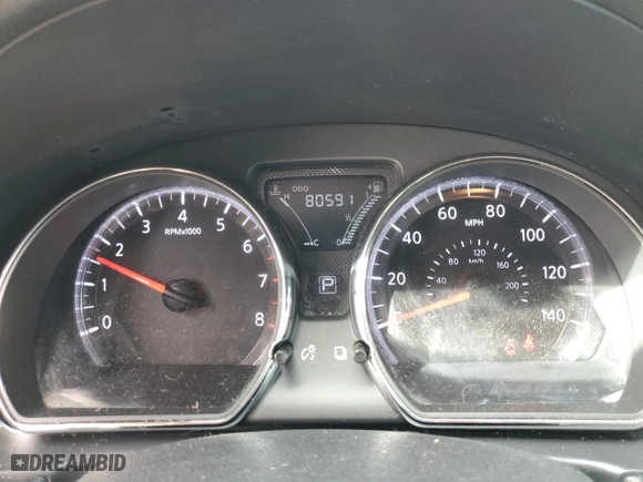 2017 Nissan Versa Sedan SV with VIN 3N1CN7AP4HL850251, listed as a Copart auction lot 48342705 with 80,591 mi miles and Salvage Title. Bid and sale history available at carsss.com. Image 9.