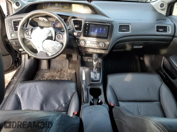2015 Honda Civic Sedan EX-L with VIN 19XFB2F98FE027873, listed as a Copart auction lot 51871725 with 131,668 mi miles and Salvage Title. Bid and sale history available at carsss.com. Image 8.