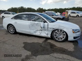 2013 Audi A8 L 4.0L with VIN WAUR2AFD2DN012478, listed as a Copart auction lot 49733565 with 115,323 mi miles and Salvage Title. Bid and sale history available at carsss.com. Image 4.