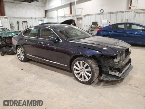 2017 Volvo S90 Inscription with VIN YV1A22ML5H1017441, listed as a Copart auction lot 52323535 with 73,951 mi miles and Clean Title. Bid and sale history available at carsss.com. Image 4.