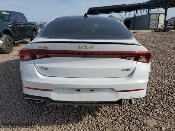 2022 Kia K5 GT-Line with VIN 5XXG64J29NG150487, listed as a Copart auction lot 51146405 with 32,027 mi miles and Salvage Title. Bid and sale history available at carsss.com. Image 6.