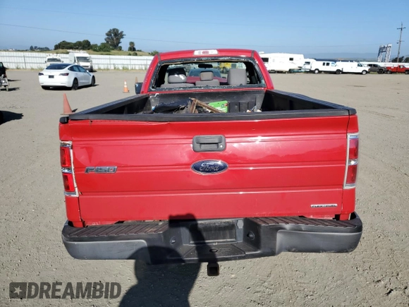 2014 Ford F-150 XL with VIN 1FTMF1CM7EKE41673, listed as a Copart auction lot 55692625 with 48,483 mi miles and Salvage title. Bid and sale history available at DreamBid. Image 6.