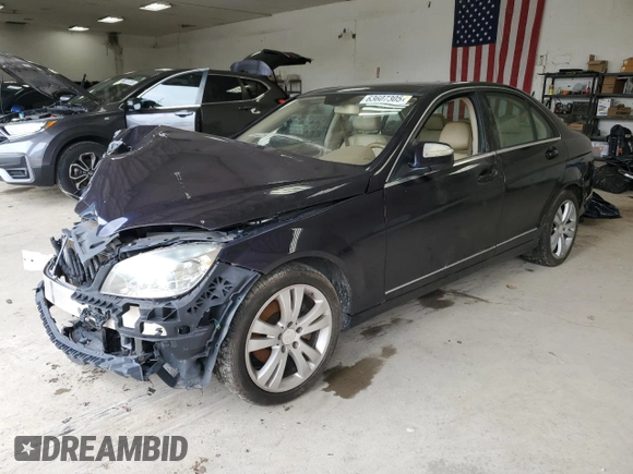2008 Mercedes-Benz C 300 Sport with VIN WDDGF81XX8F145729, listed as a Copart auction lot 63607305 with Not provided miles and Clean title. Bid and sale history available at DreamBid. Image 1.